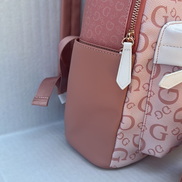 New GUESS Ella Faux Leather Backpack - Picture 5 of 9